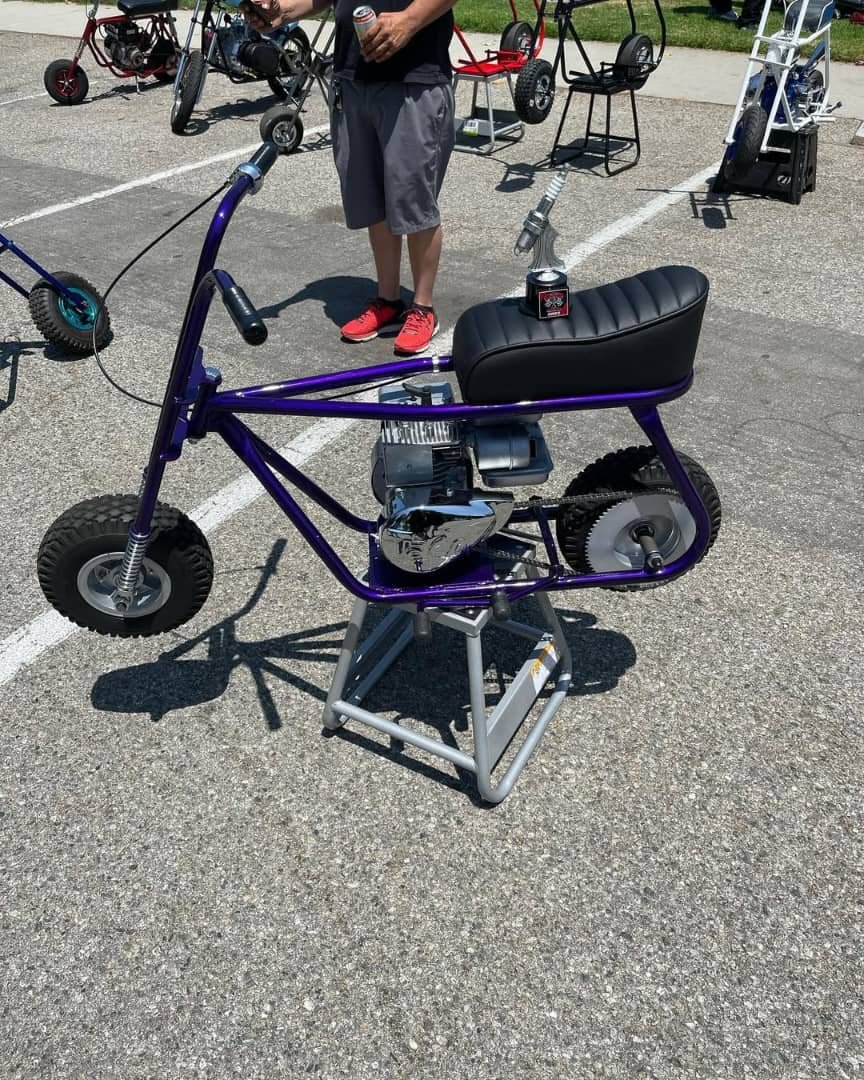 Dark Purple Mini Bike