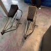 Roller with seat