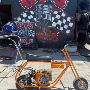 Shining Orange Mini Bike